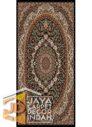 Karpet Permadani Solomon 700 Reeds Shahpasand Black 3628 ukuran 100x150, 150x225, 200x300, 250x350, 300x400